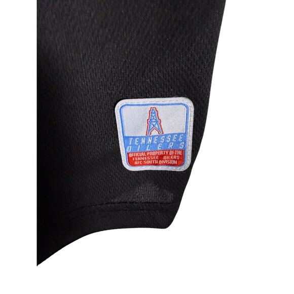 NWOT NFL Tennessee Oiler Jersey Men's Size XL Black Button up - Picture 3 of 5